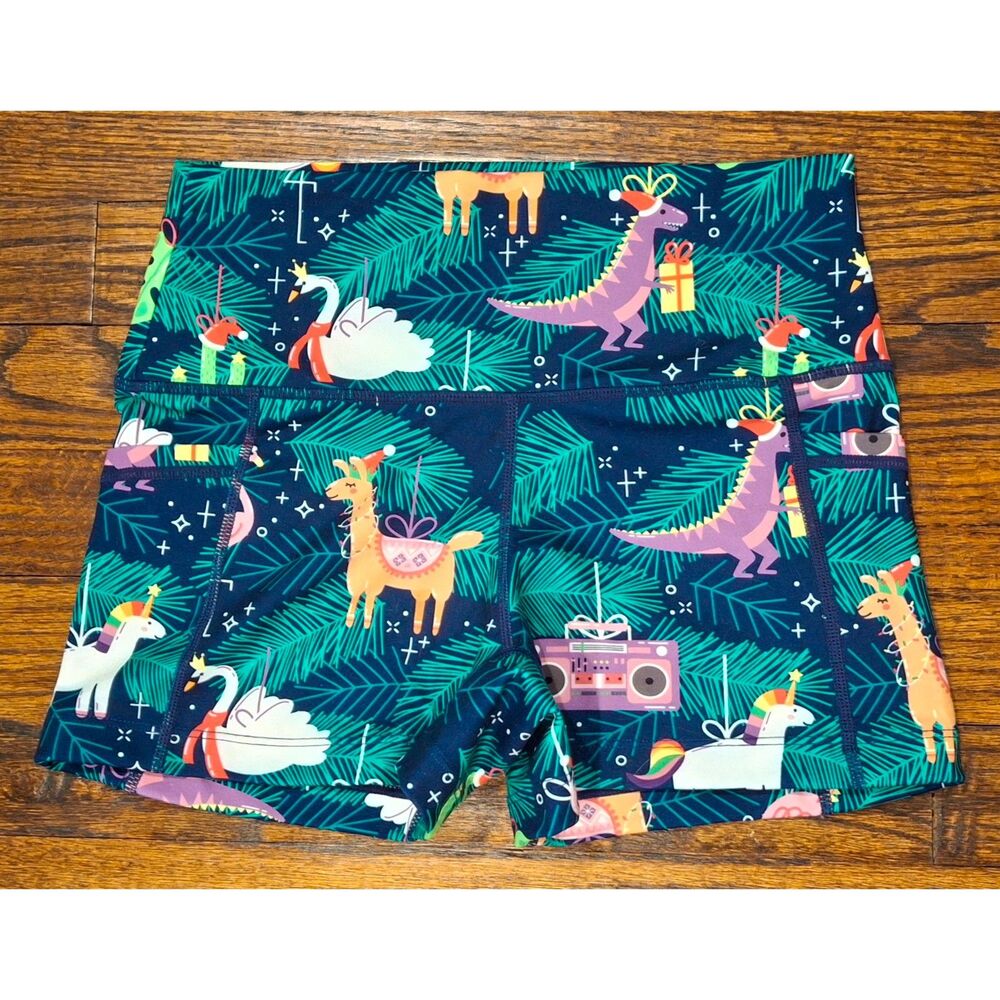 Constantly Varied Gear CVG Christmas Holiday Shorts Womens XS